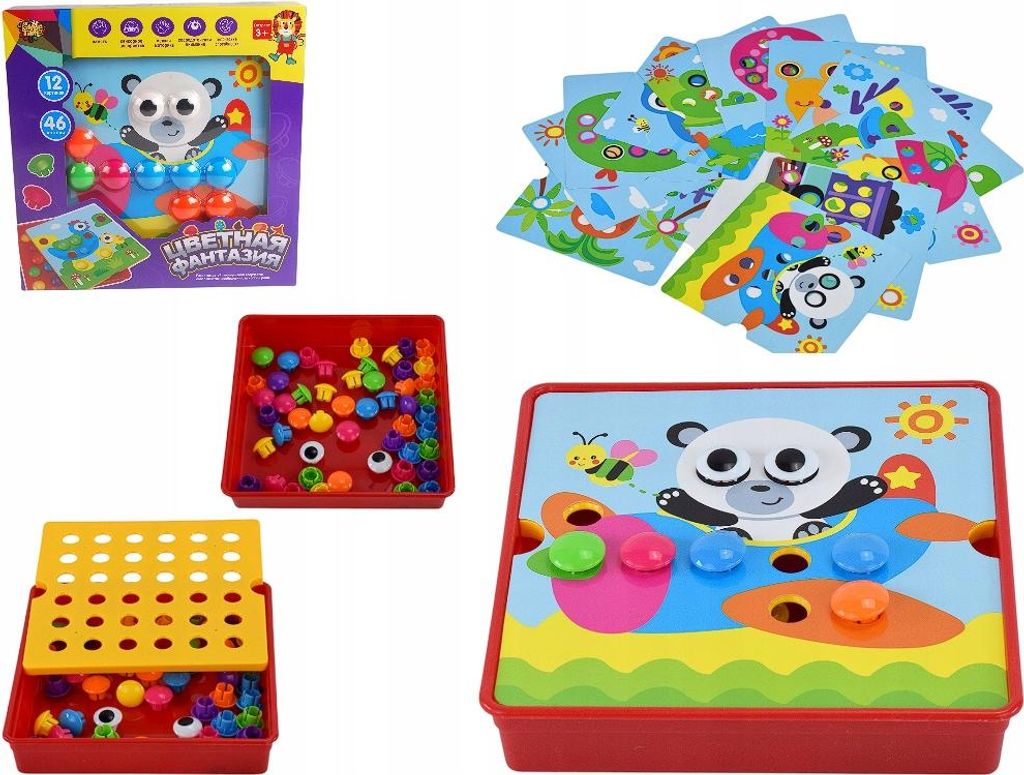 Kreatives Montessori-Mosaik-Set für Kinder ab 3+
