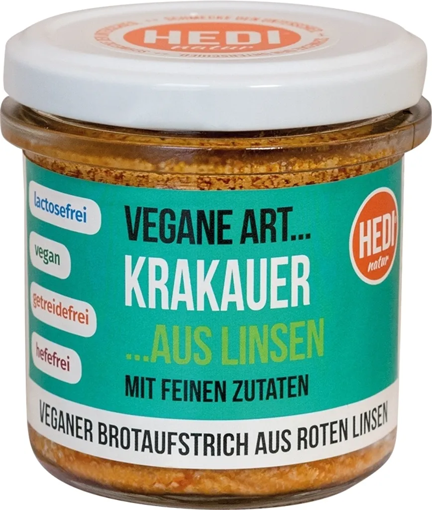 Krakauer Vegan Lenticchie 6x140g - Il Must-Have per BBQ Plant-Based