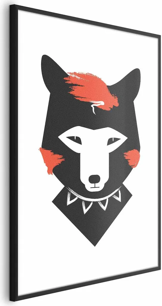 Poster Incorniciato Polite Fox 60x90 - Arredo Parete Originale