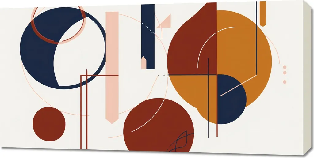 Armonia Profonda 100x50 | Quadro Astratto Design per Soggiorno