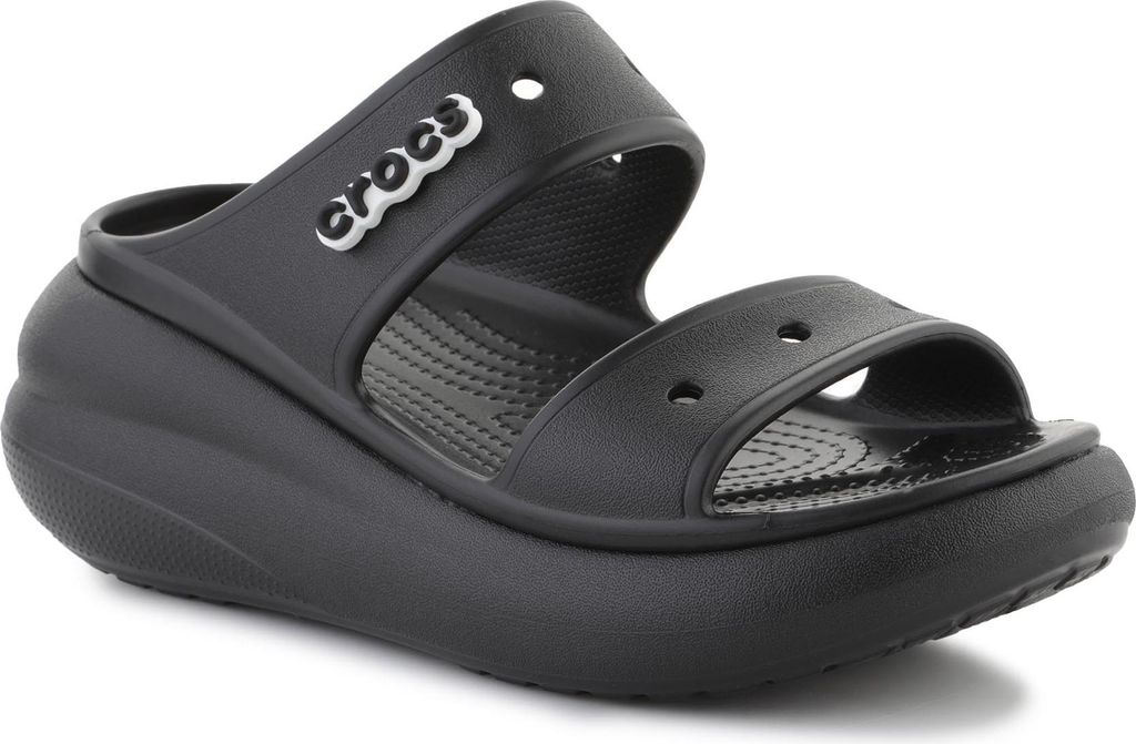 Crocs Classic Crush Plateau Sandale EU 39/40 Schwarz Produktbild 