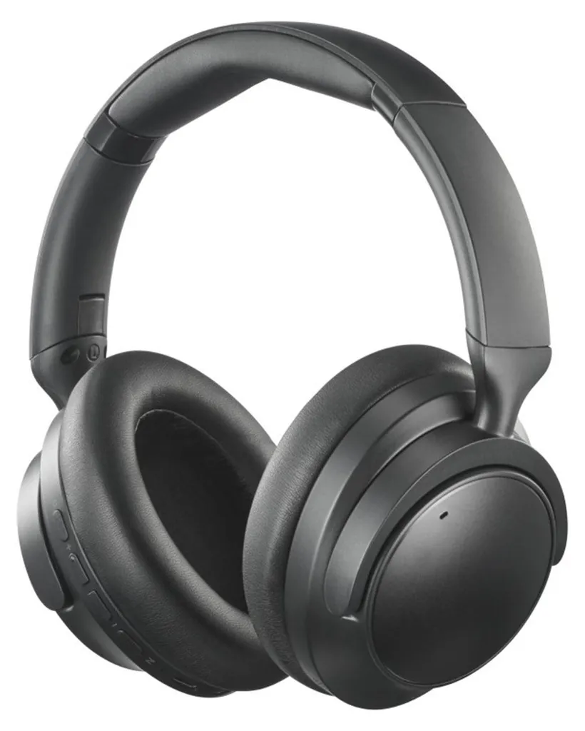 Casque Bluetooth Spirit Silent Noir Circon-aural Hybride ANC avec Sac