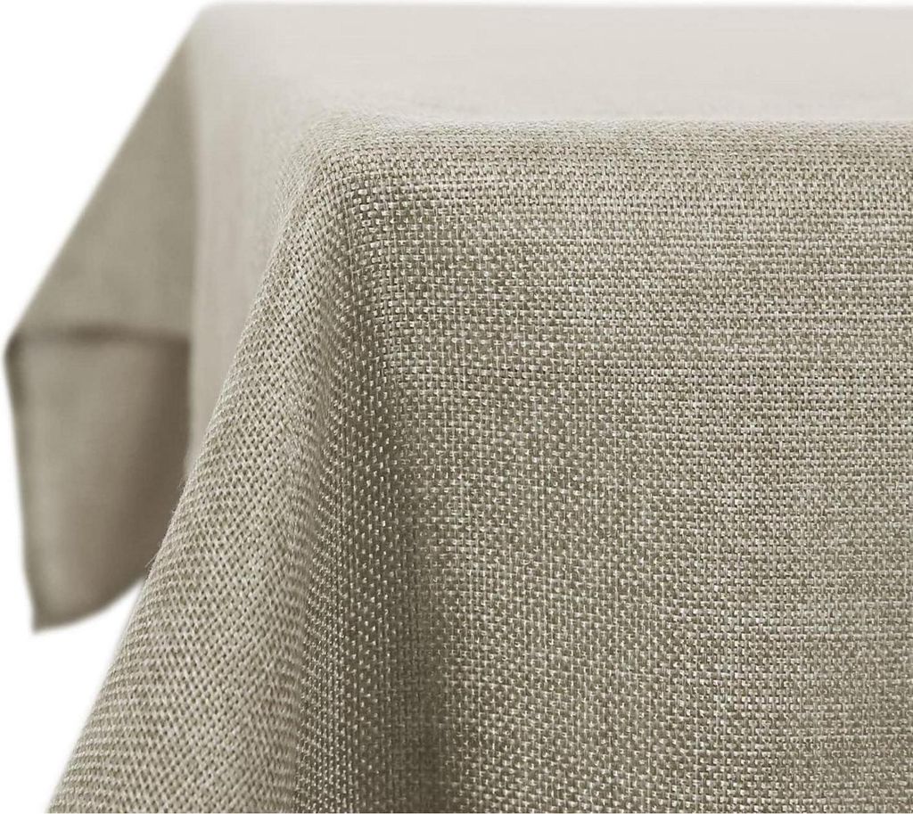 Outdoor Tischdecke abwaschbar Lotuseffekt Leinenoptik Produktbild 