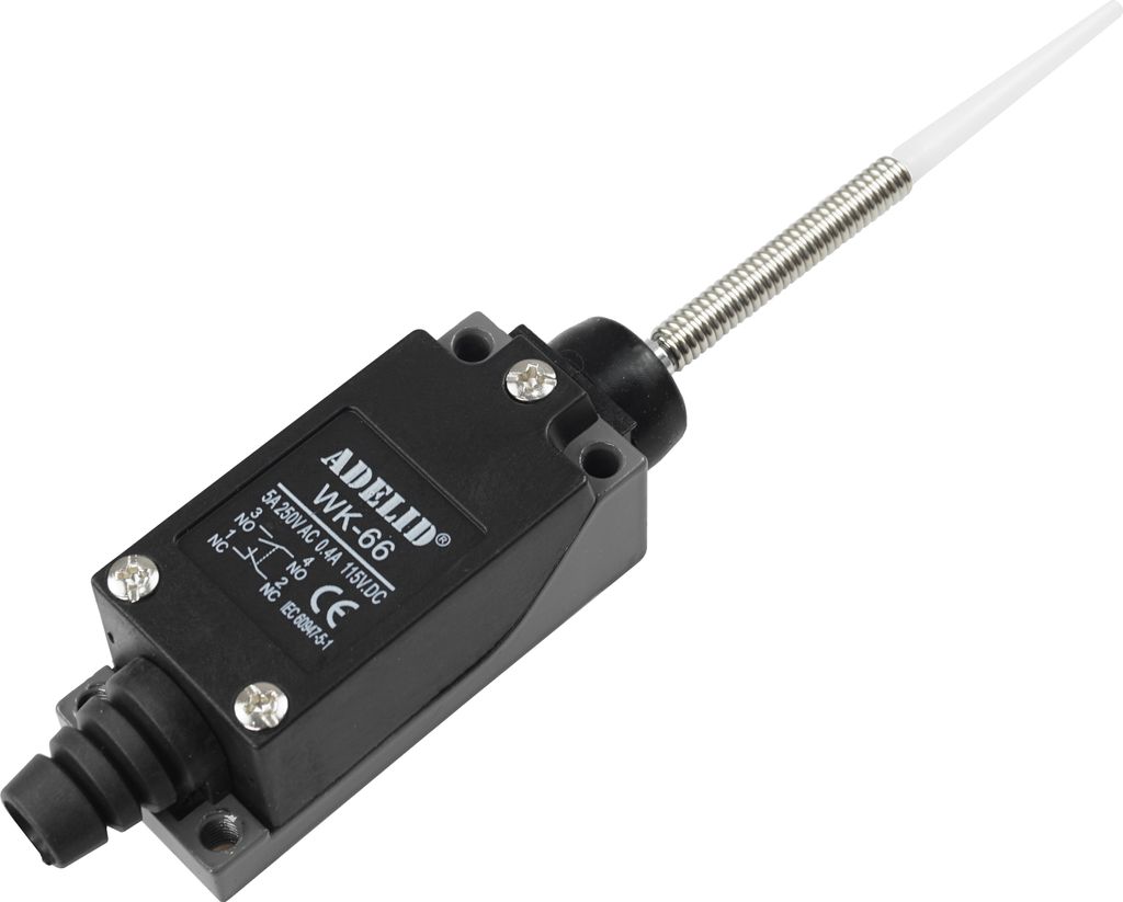 Endschalter Grenztaster Positionsschalter Rollenschalter Schutzschalter 1NO 1NC mit gefedertem Stab