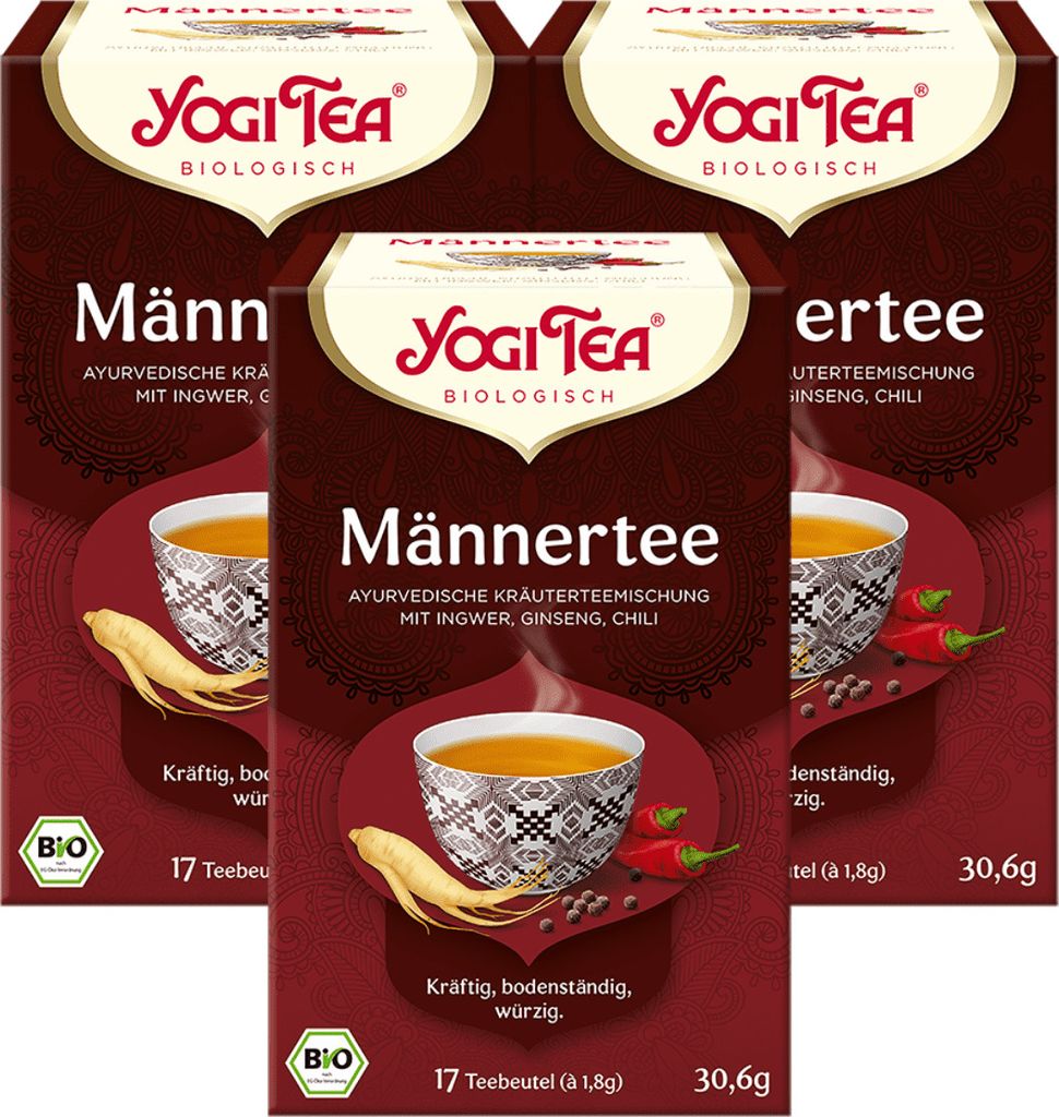 3 xYOGI TEA Männertee | 3 x 30,6g Produktbild 