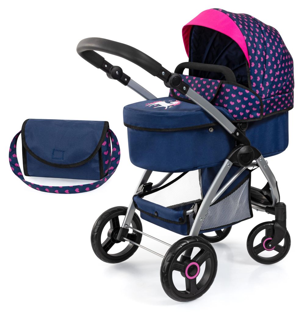 Bayer Design 17554AA Poussette de poupée City Max avec sac, Image du produit 