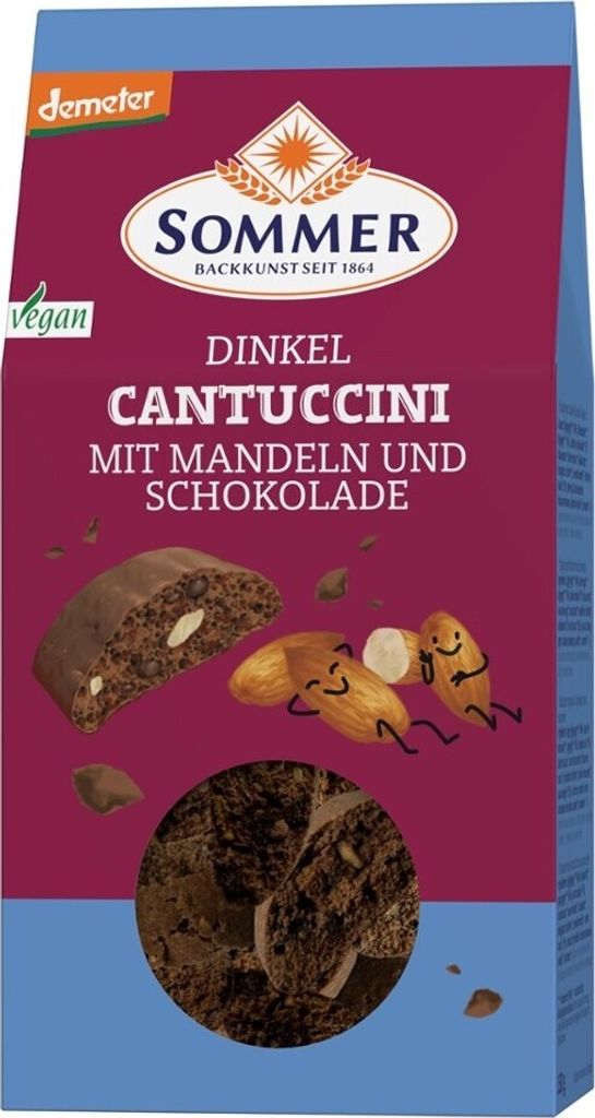 Sommer - Demeter Schoko Cantuccini vegan - 150g Produktbild 