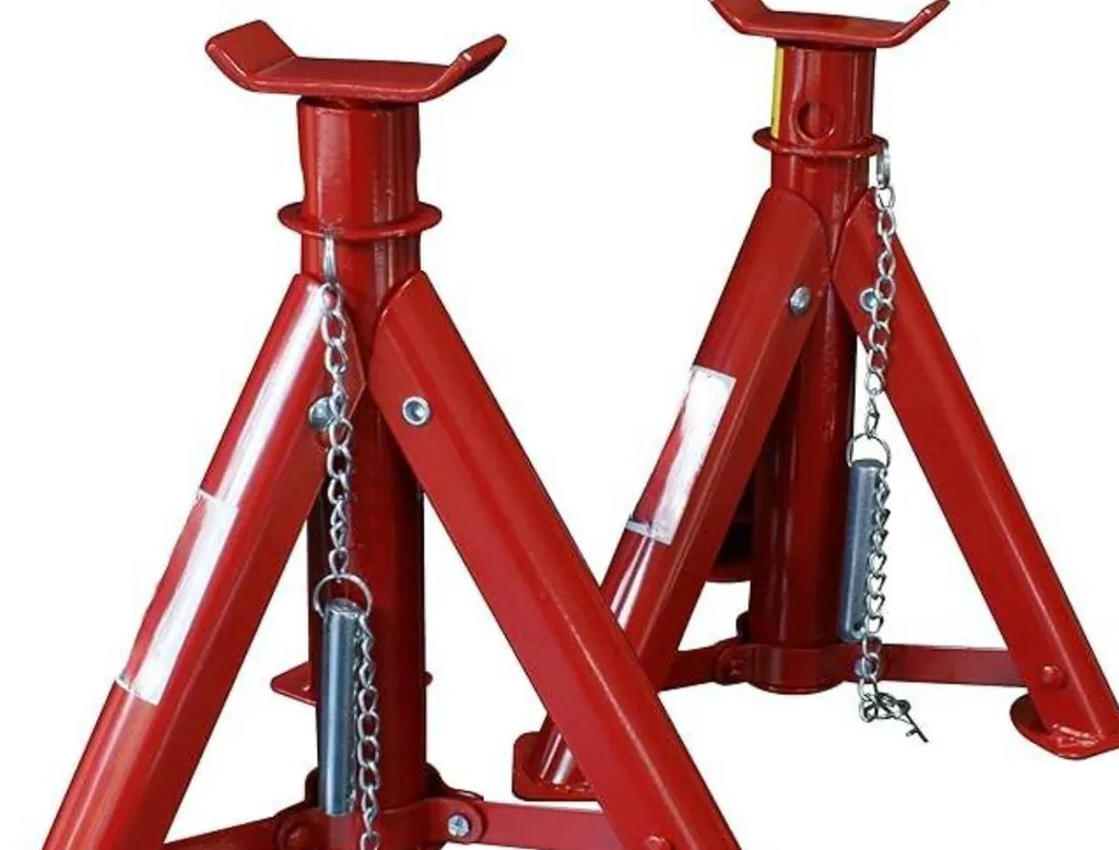 Chandelles de Sécurité 3 Tonnes Cardinale - Lot de 2 Supports de Levage