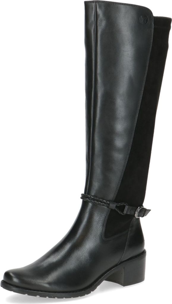 Caprice Eleganckie botki damskie 9-25600-43 czarny Zdjęcie produktu 