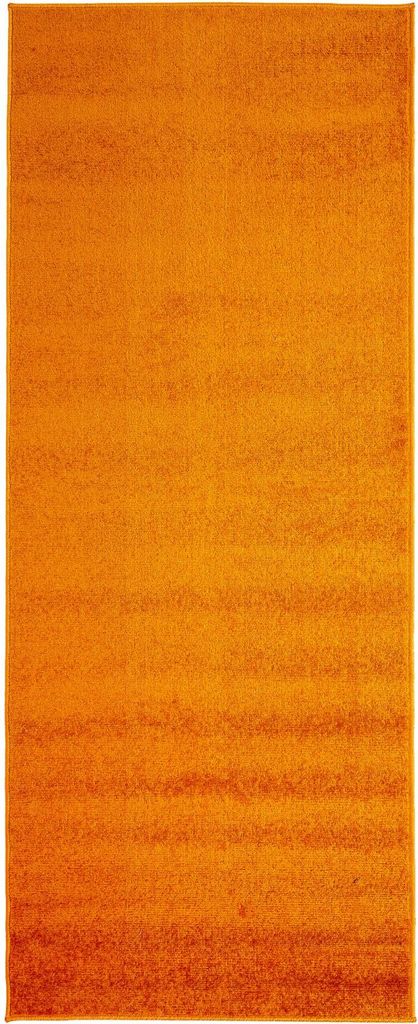 Mazovia Teppich Orange Einfarbig - Teppich für Wohnzimmer, Schlafzimmer gut für Fußbodenheizung - 70x200 cm