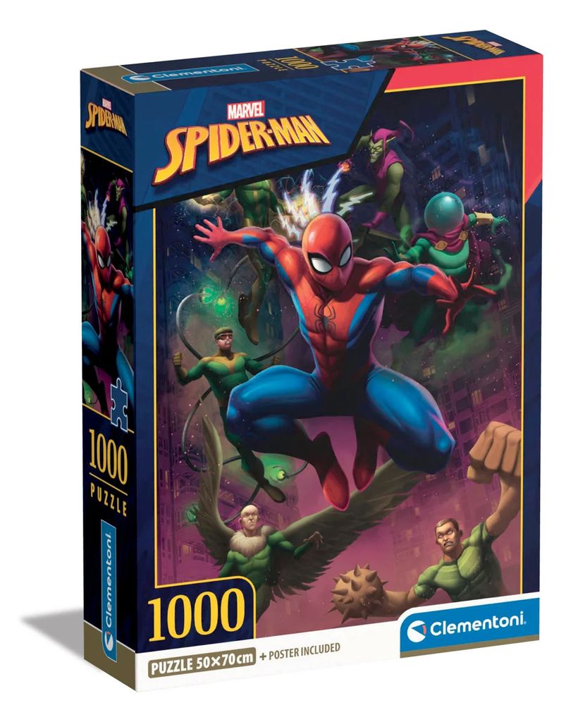 Clementoni puzzle 1000 Kompaktní SpiderMan 39768 Obrázek produktu 