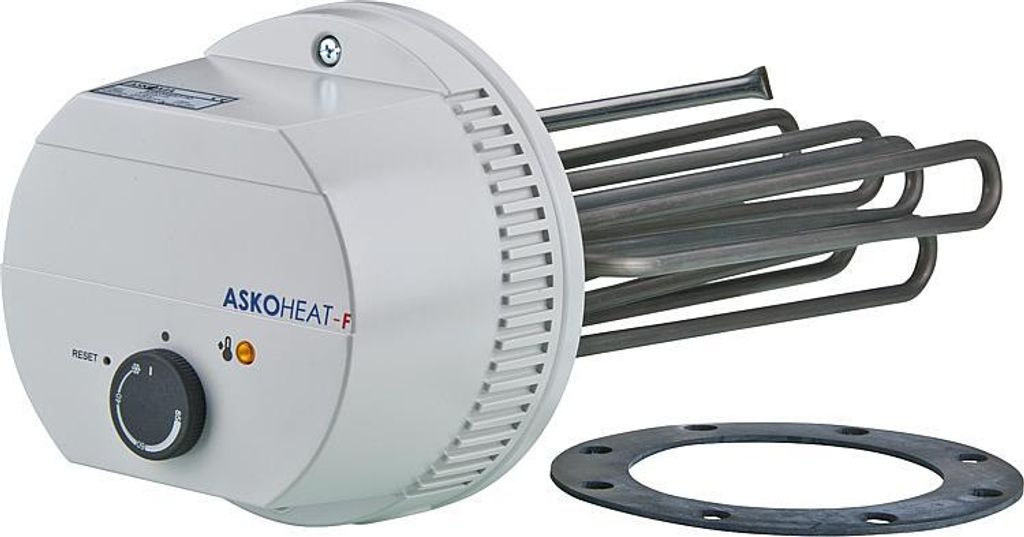 Elektroheizstab Askoma Flanschheizkörper 180 mm Einbauheizung 2 bis 10 kW Heizen : 7,5