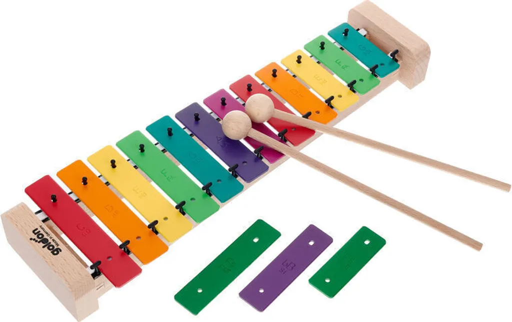 Xylophone métal soprano Goldon 11 notes pour école et maison - 8