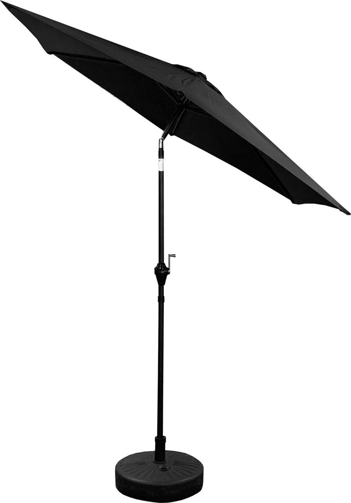 Aga Ombrellone da giardino inclinabile 250 cm Nero Immagine del prodotto 