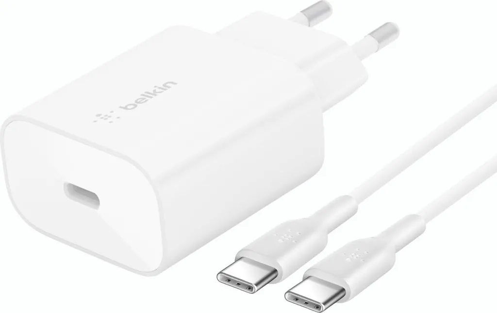Chargeur USB Belkin blanc compact et performant avec câble inclus 1m - 8