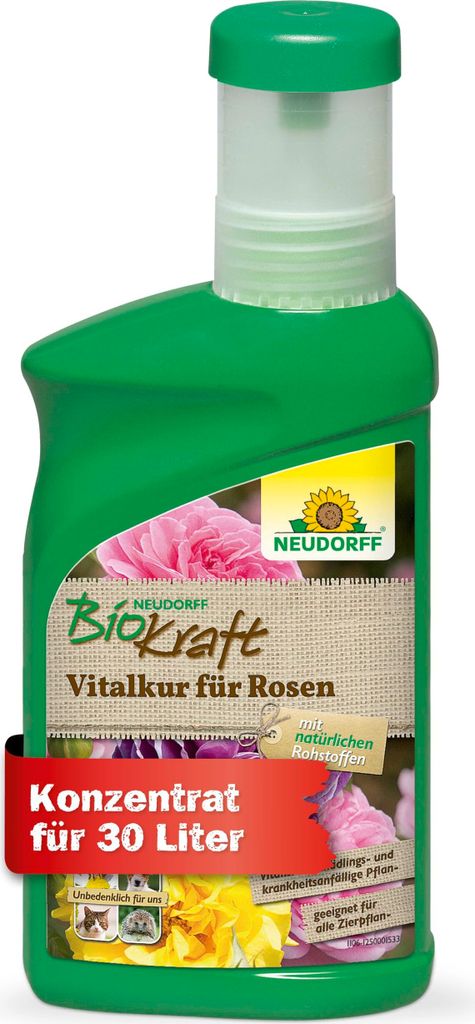 Neudorff BioKraft Vitalkur für Rosen 300 ml - Konzentrat für 30L Gießwasser