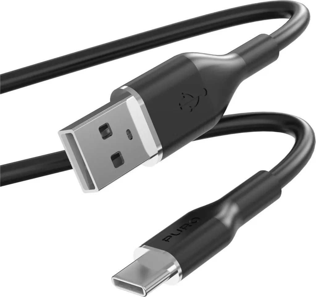 Câble USB vers USB-C 1.5m PURO pour recharger vos appareils en voiture