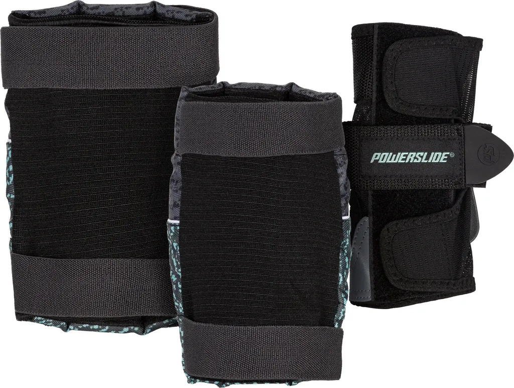 Protections Powerslide Standard avec Coques Rigides et Mousse EVA L