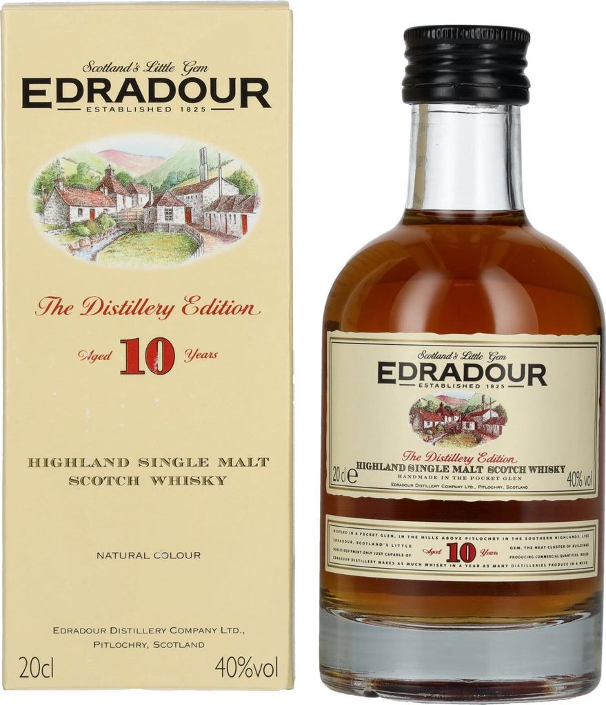Edradour 10 Years Old 40% Vol. 0,2l in Geschenkbox