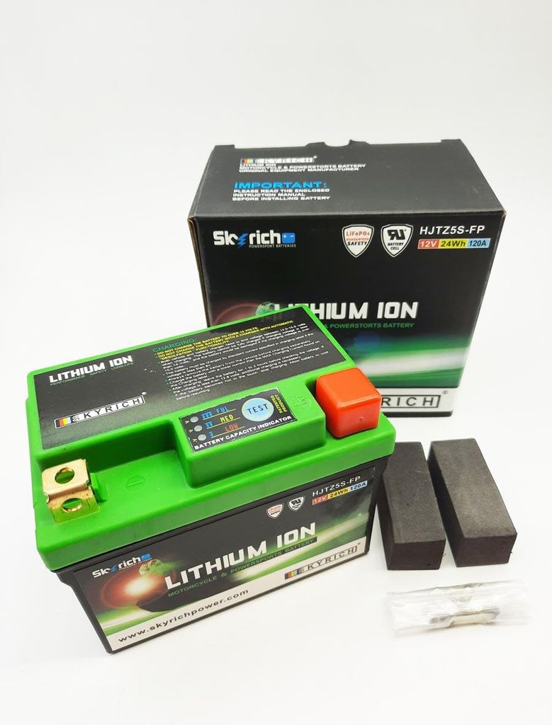 SKYRICH Batterie Lithium-Ion LiFePO YTZ5S/YTX4L-BS/YTX5L-BS Produktbild 