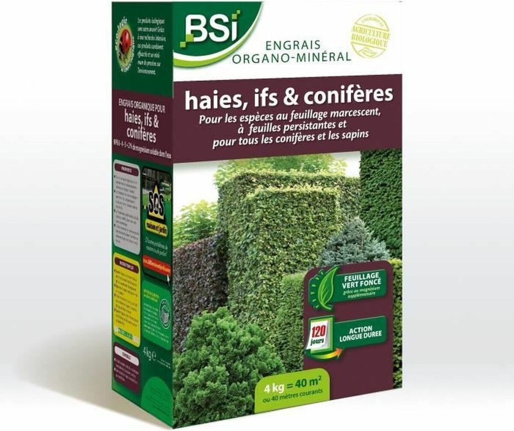 Organischer Dünger BSI Hecke / Eibe / Konifere 4 Kg