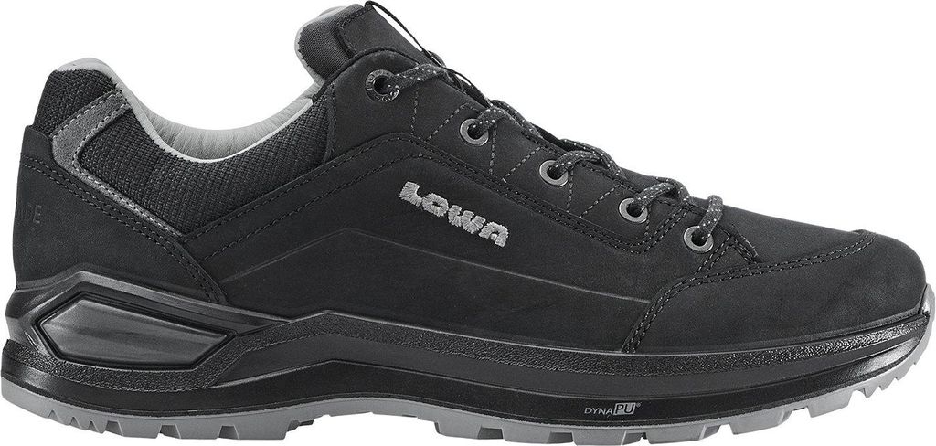 LOWA RENEGADE EVO LL LO, Männlich, Erwachsener, Schwarz, Grau, Outdoor-Schuhe, Schnelles Wandern, Walken, Gummi