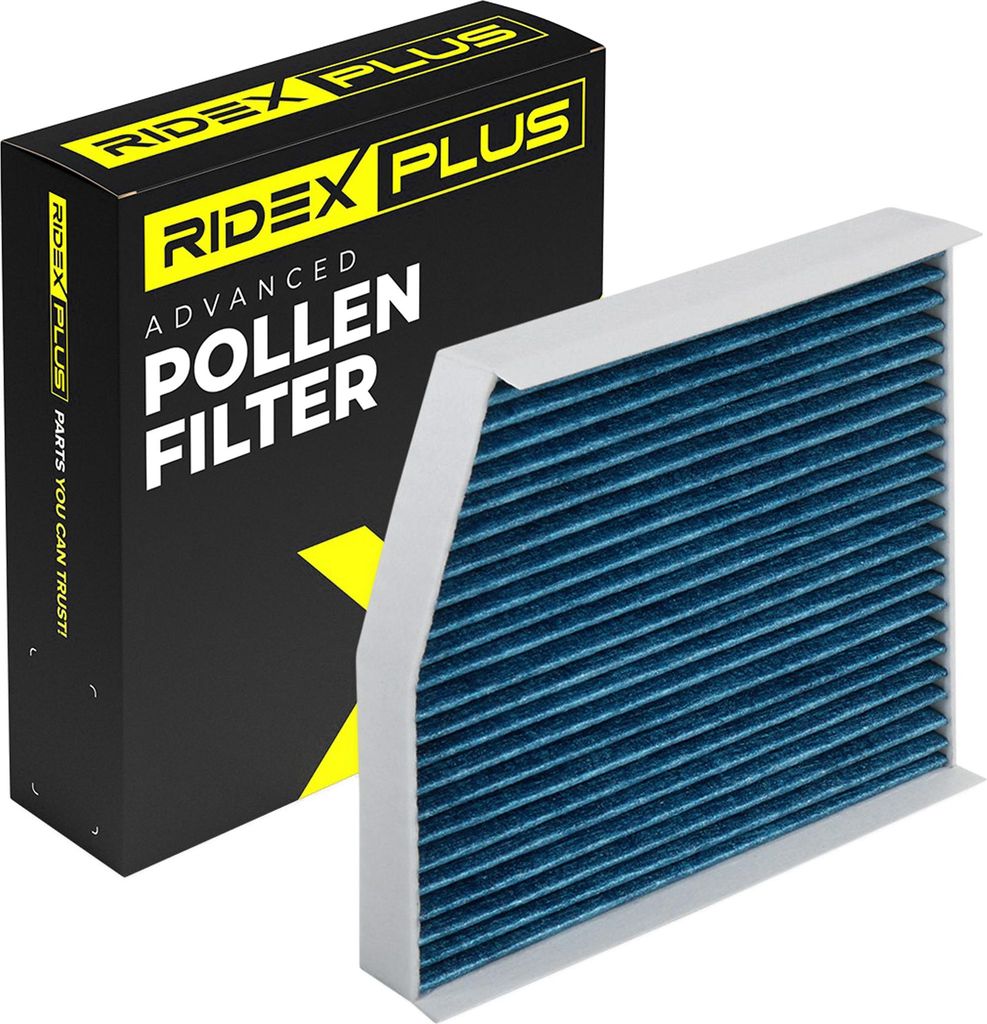 RIDEX PLUS 424I0504P Innenraumfilter Pollenfilter passend für MERCEDES-BENZ B-Klasse (W246, W242) Aktivkohle