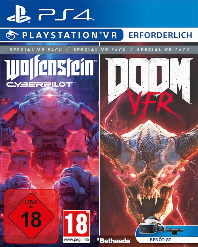 GAME Bethesda Special VR Pack: DOOM VFR + Wolfenstein Produktbild 