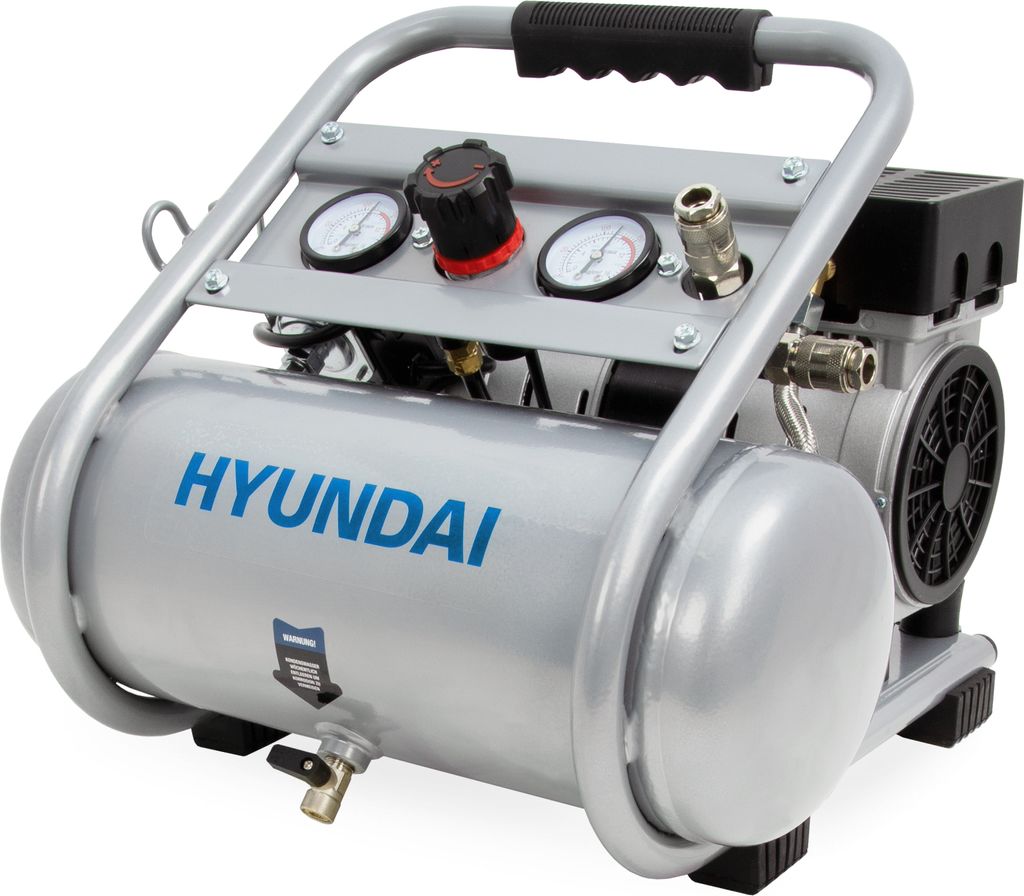HYUNDAI Silent Kompressor SAC75008 (9 bar, 8L, tragbar, Produktbild 