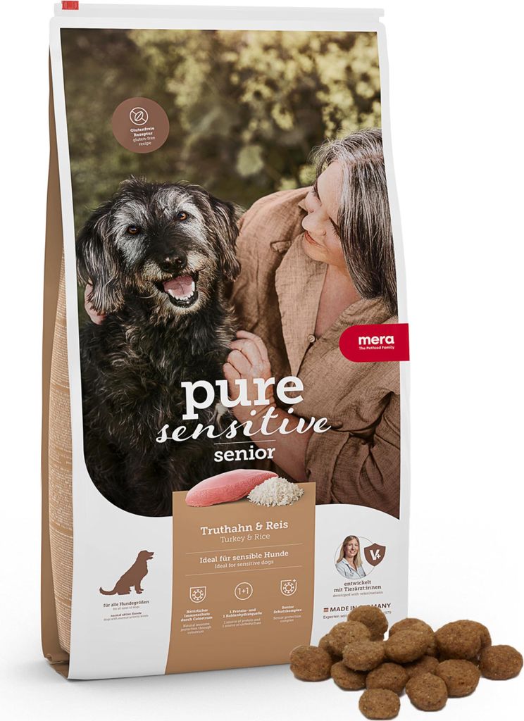 MERA Pure Sensitive Senior Truthahn & Reis 12,5kg für Produktbild 
