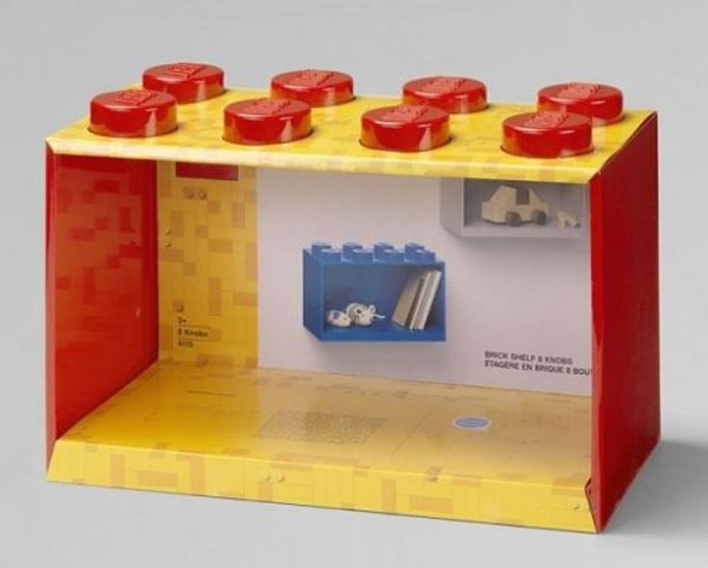 LEGO 41151730 LEGO Bausteinregal BRICK SHELF 8, Breite: 318 Zdjęcie produktu 