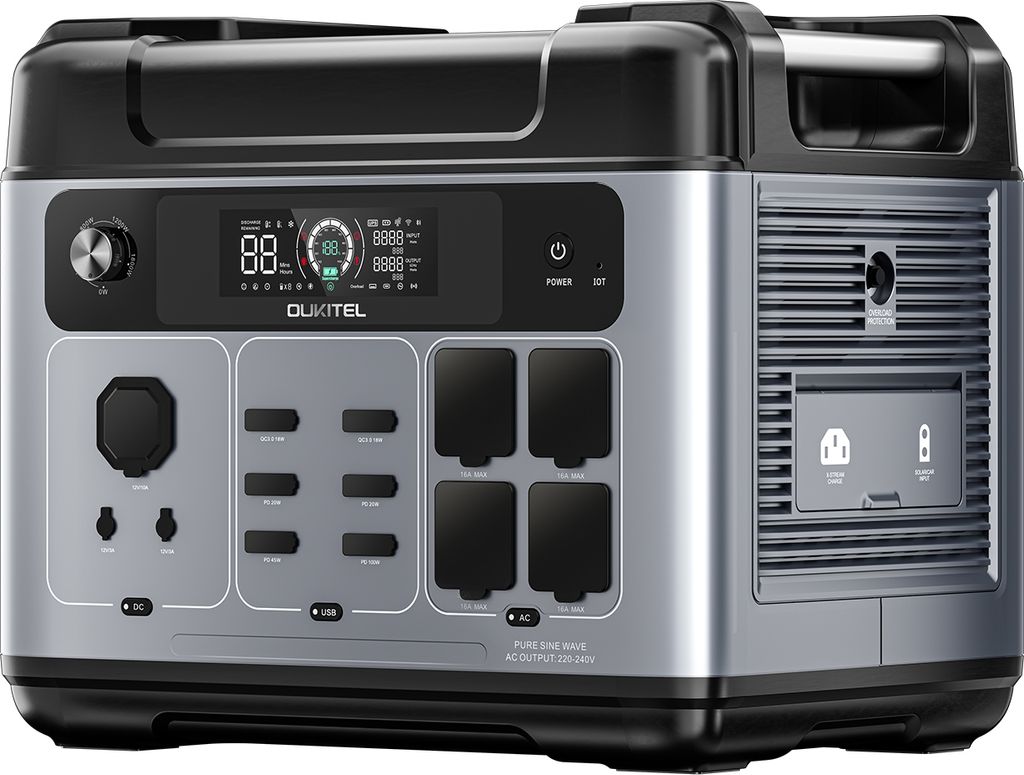 OUKITEL P2001 Plus Tragbares Netzteil 2400W | 2048Wh Produktbild 