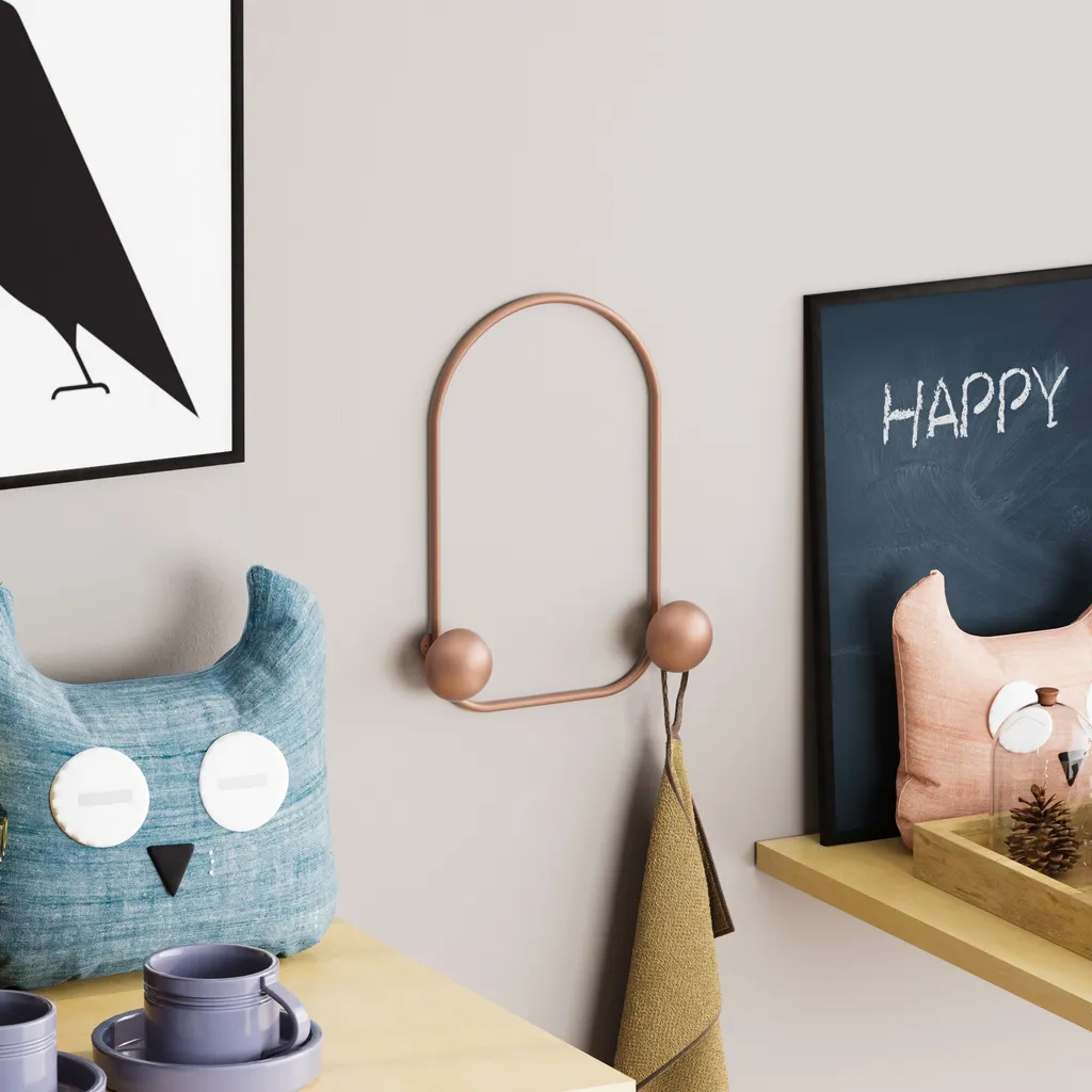 Wallity Frog-C Gancio Rame: Trasforma l'Ingresso in una Galleria d'Arte