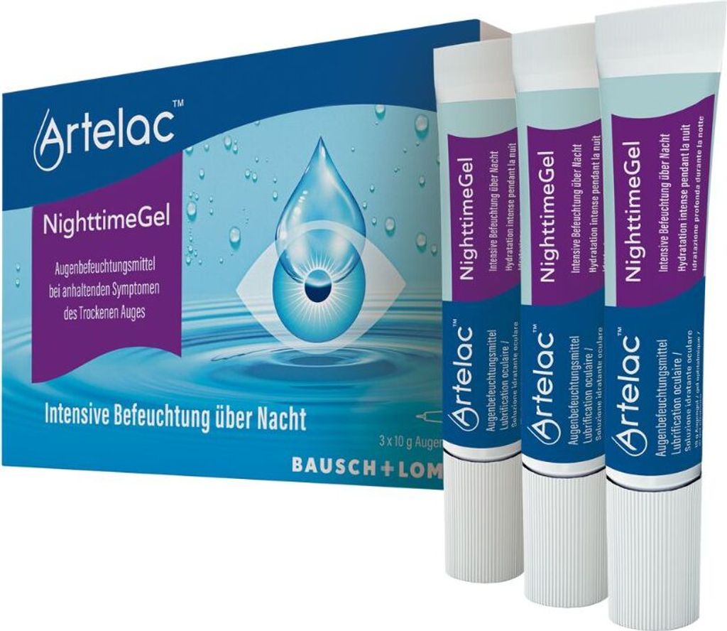 Artelac Nighttime Gel Tränenersatzmittel, 30 g Gel