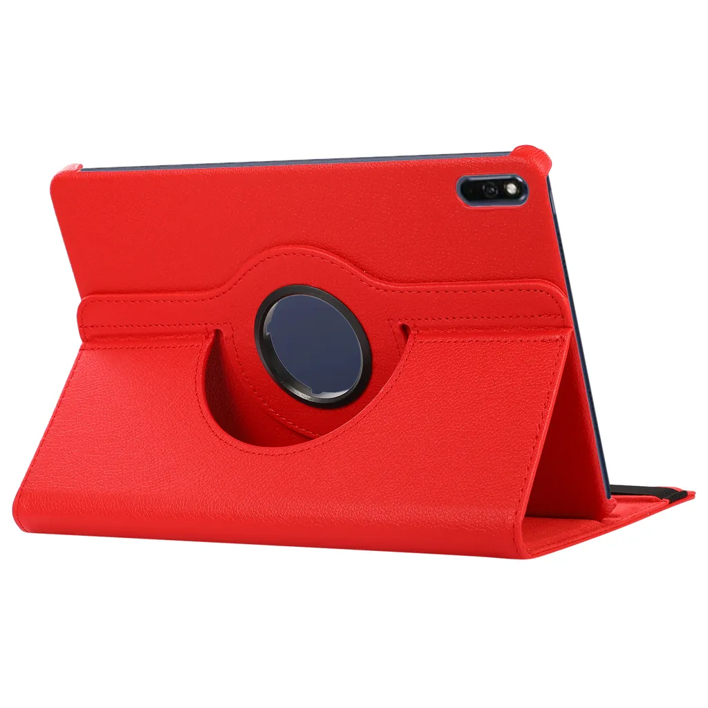 ebestStar - Cover per Huawei MatePad T 10, T 10S, Custodia Protezione Rotazione 360, Pelle PU, Nero + Vetro Temperato