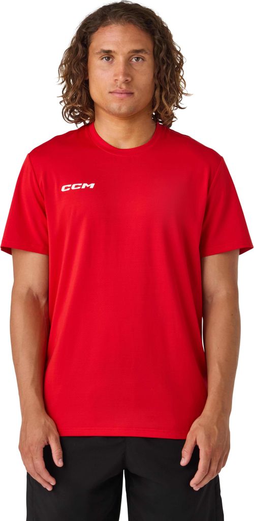 T-Shirt CCM TEAM TRAINING TEE Senior rot XXL