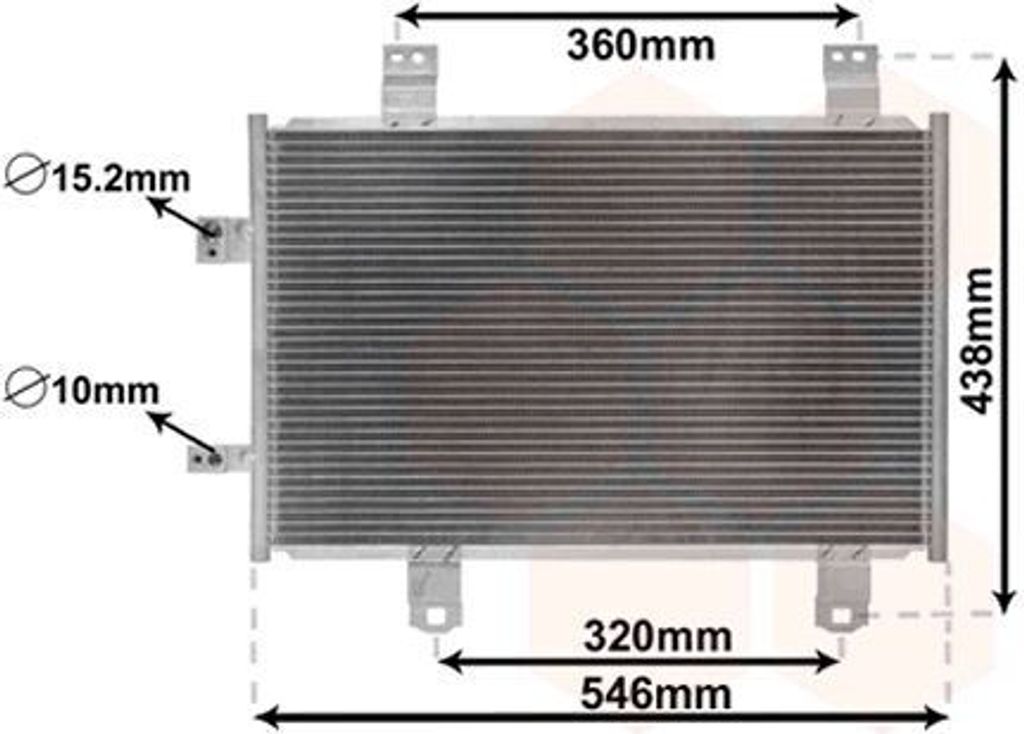 VAN WEZEL 27015702 Kondensator Klimaanlage Klimakondensator für MAZDA CX-3 (DK) +Trockner