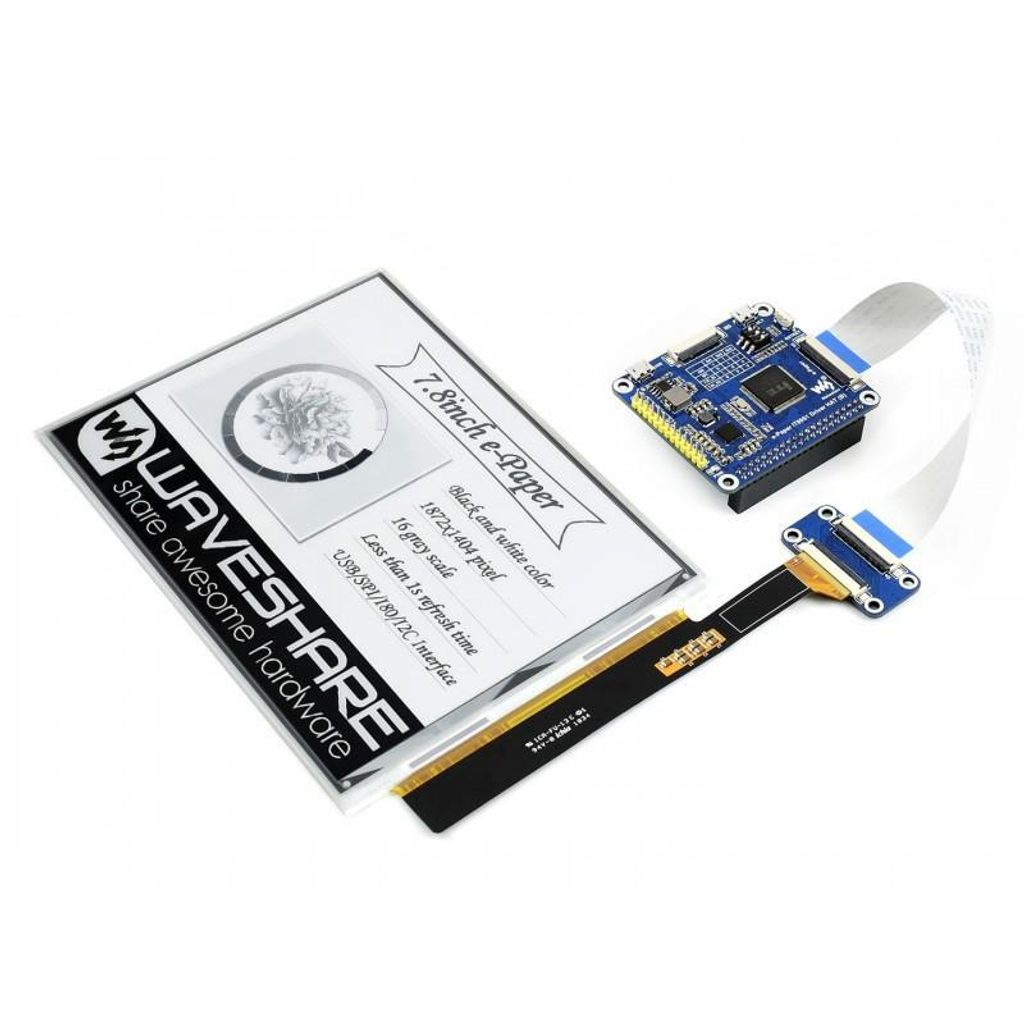 7.8 Module HAT d'écran ePaper 1872 x 1404 pour Raspberry Pi Image du produit 
