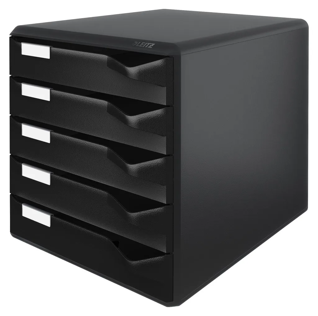 Rangement de Bureau Leitz 5293 pour Trier Courrier et Dossiers A4 Noir