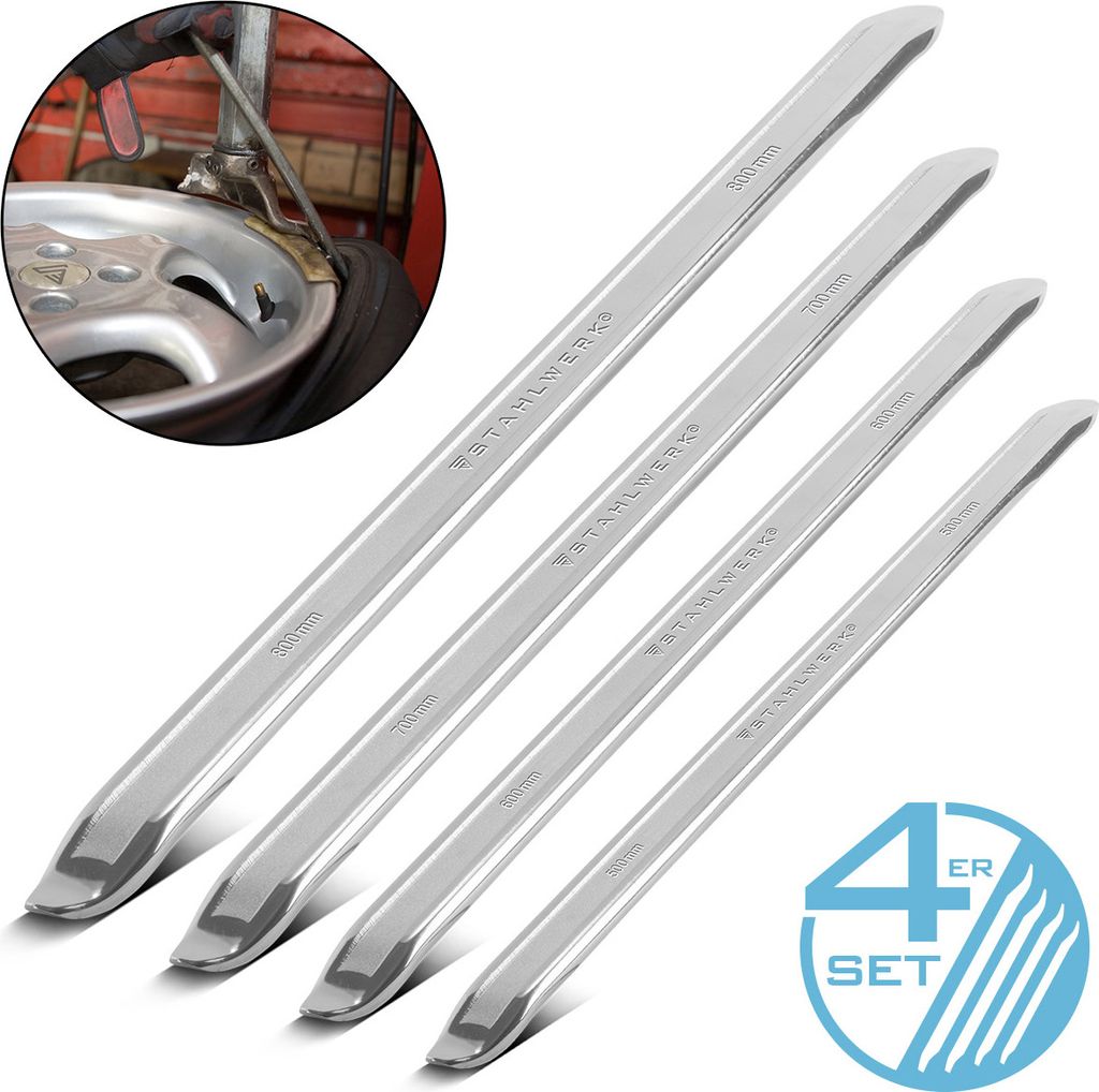 STAHLWERK Kit de 4 leviers 500 600 700 800 mm Fer de Image du produit 