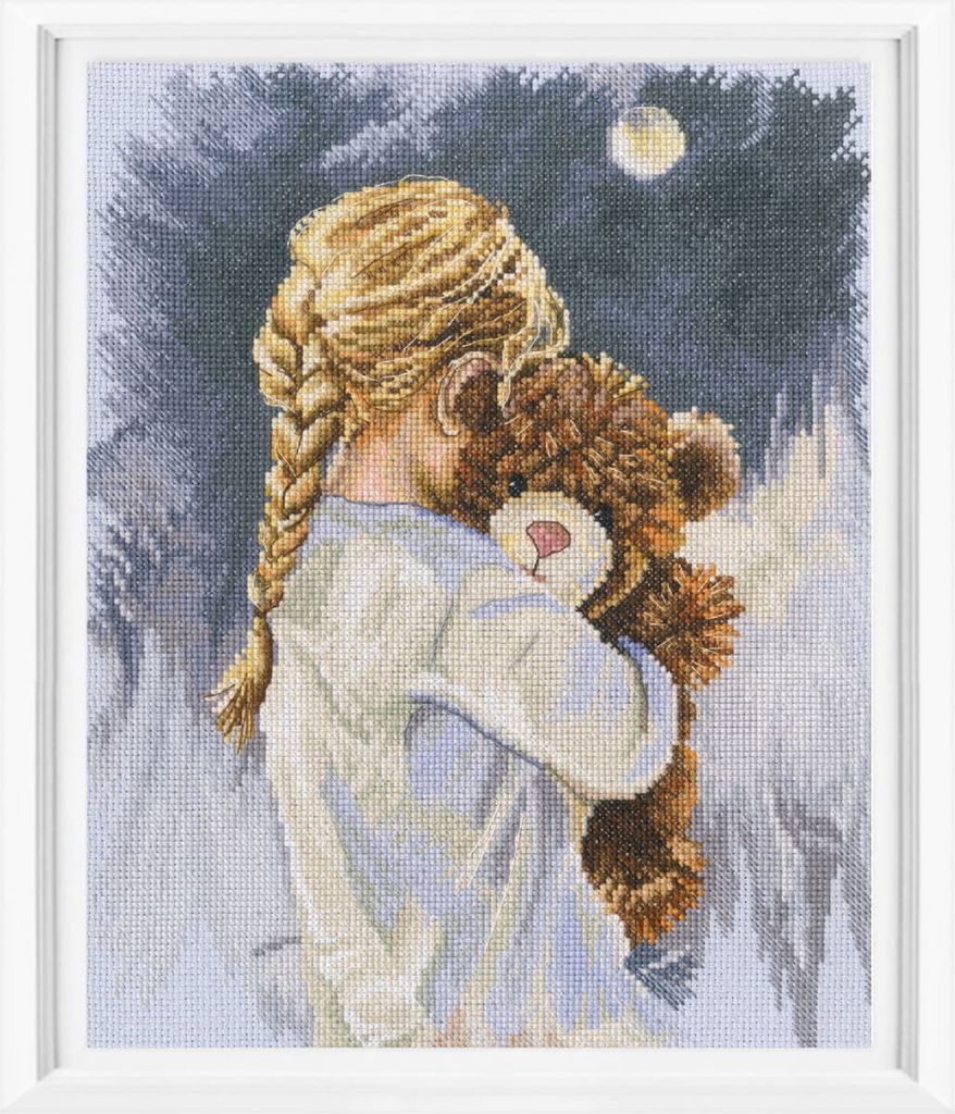 RTO Kreuzstich Stickpackung "Alles wird gut", Zählmuster, 23,5x30cm