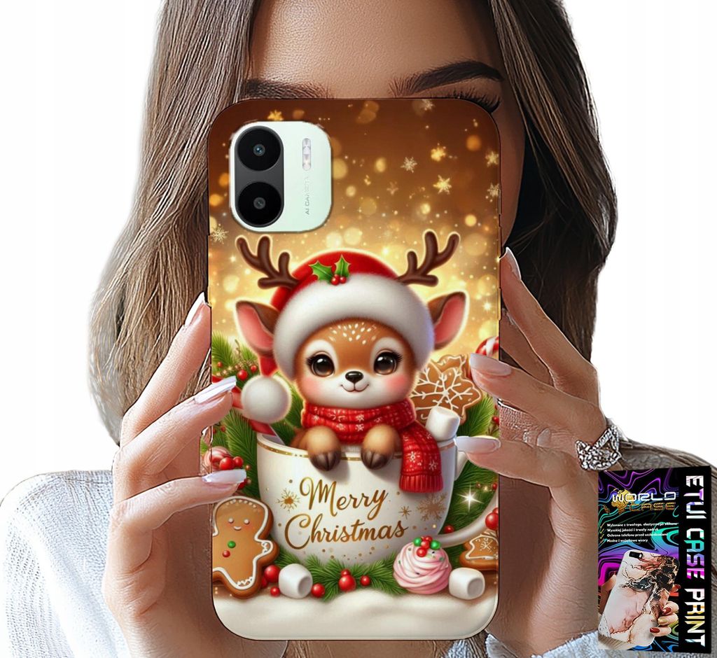 Hülle Für Xiaomi Redmi A2 - Süsses Rentier-Weihnachtsmuster