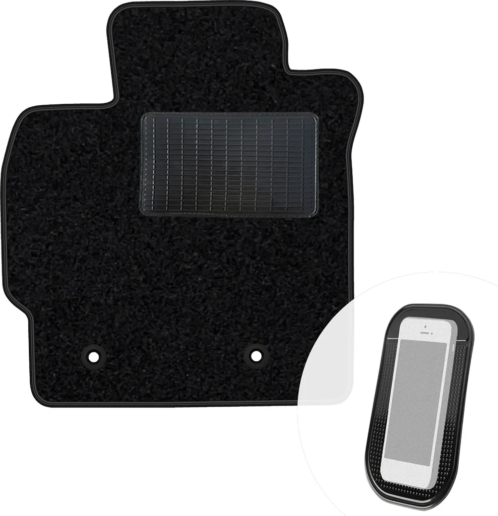 Tappetino Moto-MOLTICO Toyota Corolla Auris 2007-2012 Velours Nero