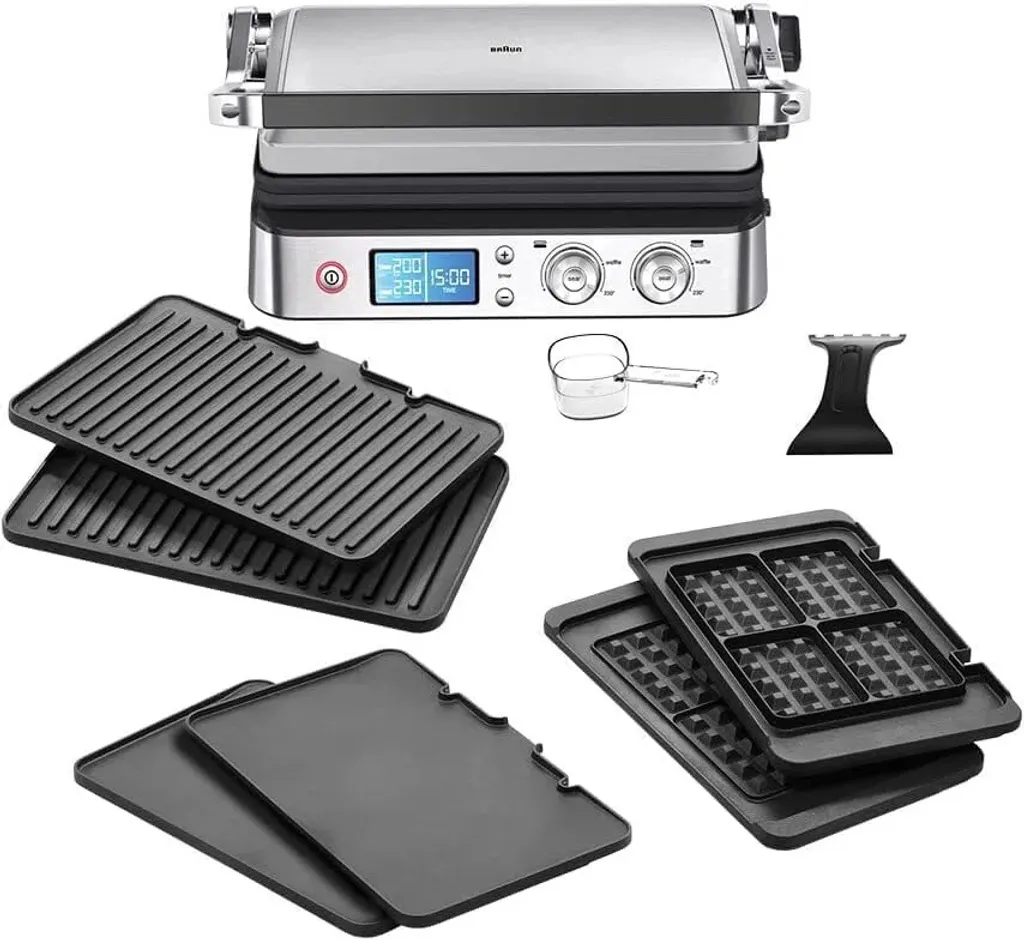 Gril de contact multifonction BRAUN CG9047 pour cuisine saine et rapide