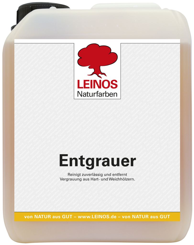 Leinos Entgrauer 940 2,5l Kanister Reiniger Gartenmöbel aus Holz, Terrasse etc
