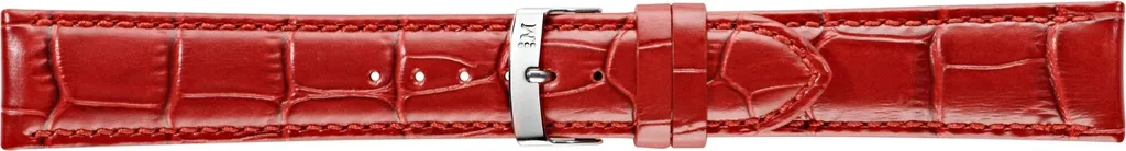 Bracelet montre 20mm alligator Samba idéal pour montres de luxe argent