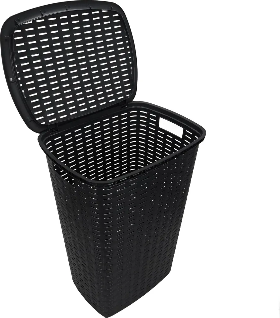 Panier à linge anti-odeur 53L - Solution rangement plastique recyclé - 5