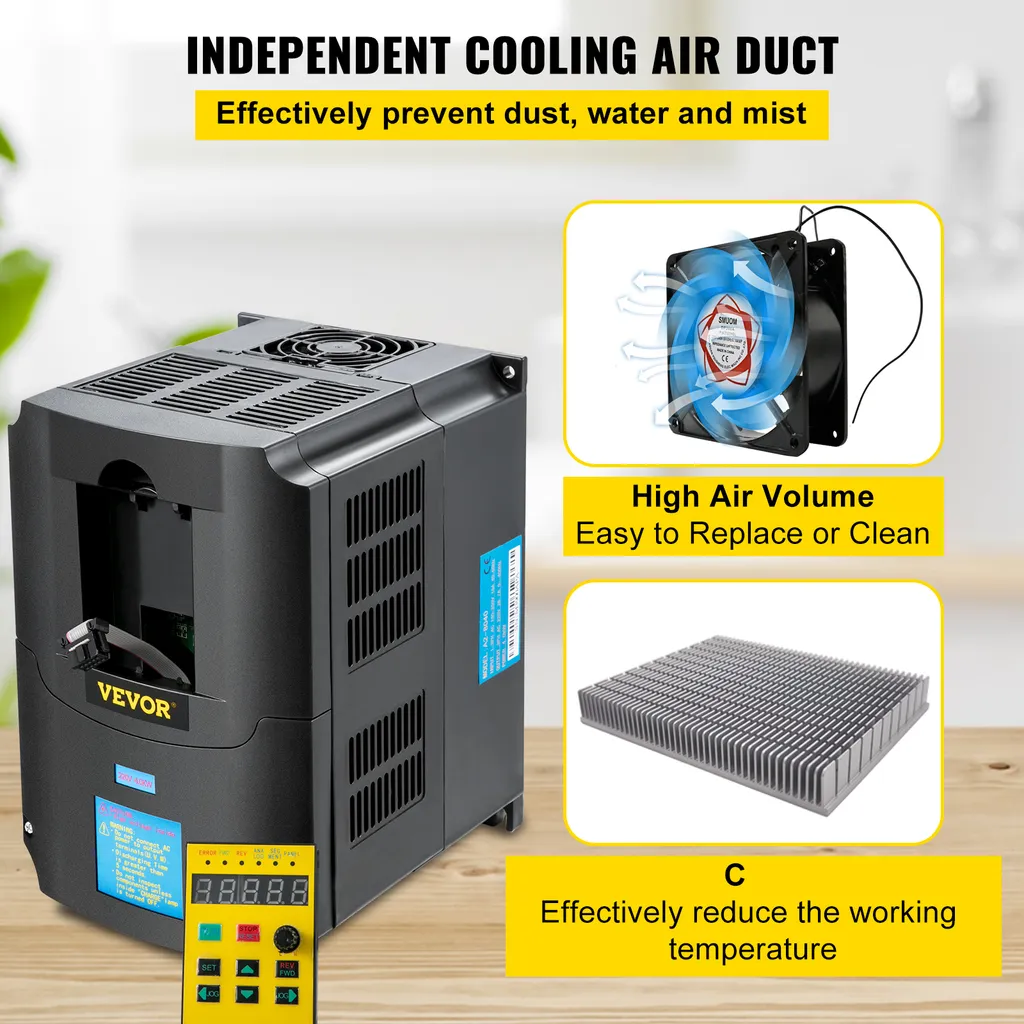 Variateur de Fréquence 220V 4kW : Solution Anti-Surcharge Silencieuse - 5