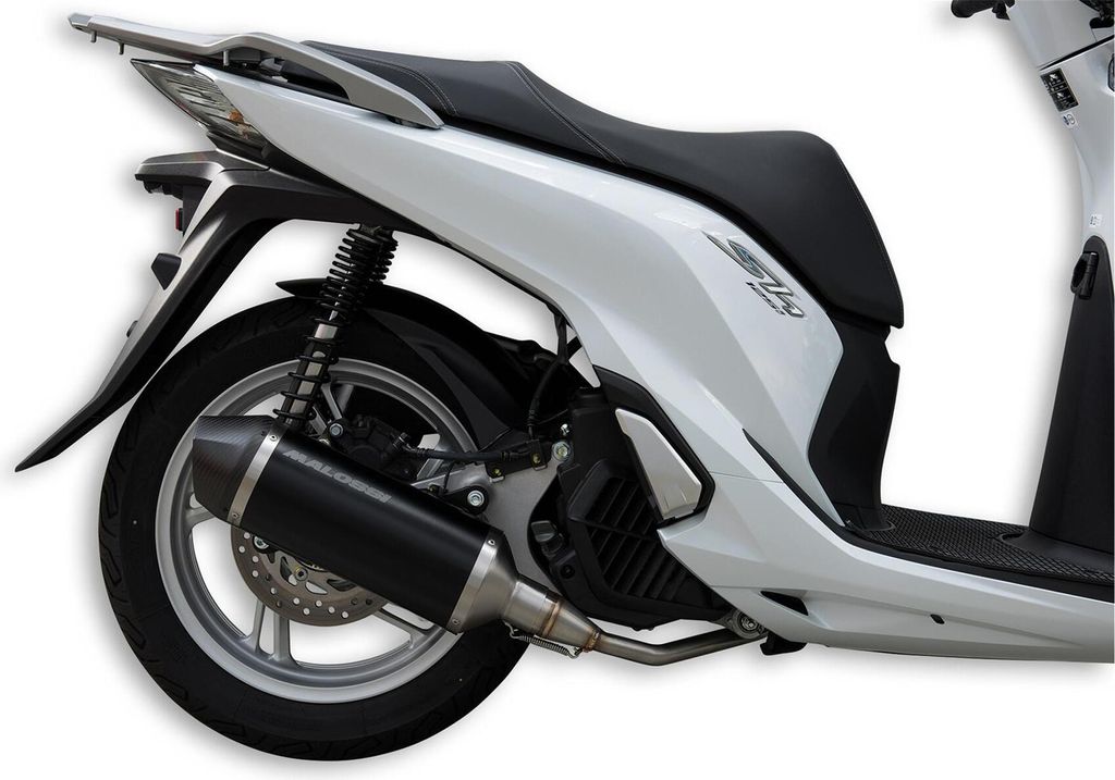 Auspuff Malossi RX Black mit Zulassung für Honda SH 125-150i E4 Bj. 2017-18