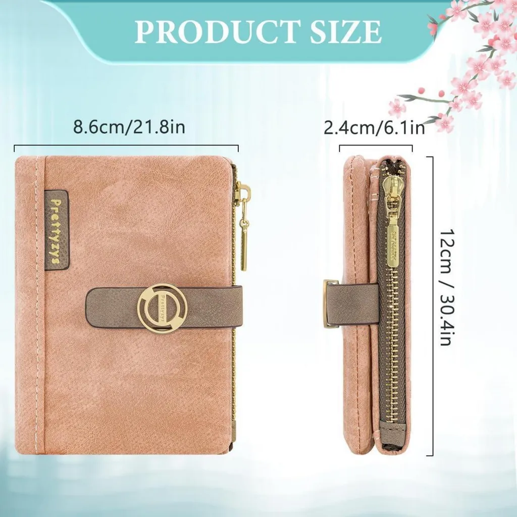 Porte-monnaie femme REETEE petit format avec compartiments et zip - 6